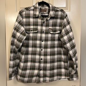 Orvis Vintage Plaid Shacket Shirt with pockets
